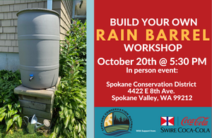 Rain Barrel Workshop Monday, October 20th 2025